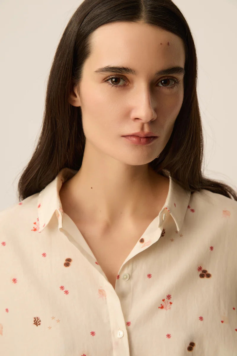 Des Petits Hauts sparky crabbie printed shirt