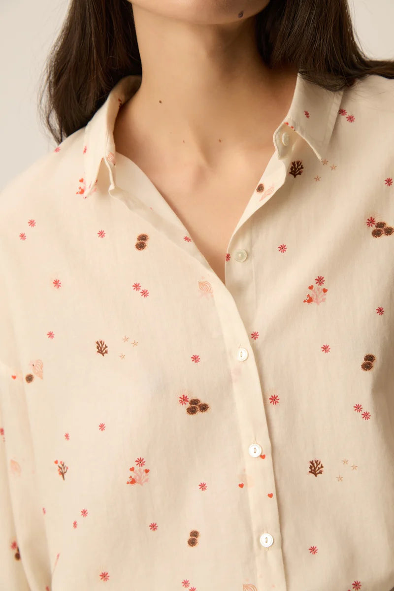 Des Petits Hauts sparky crabbie printed shirt