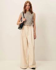 Sessun Maranhao sleeveless jumper - blue