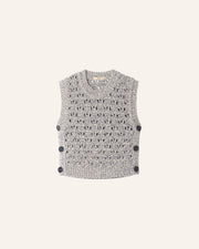 Sessun Maranhao sleeveless jumper - blue