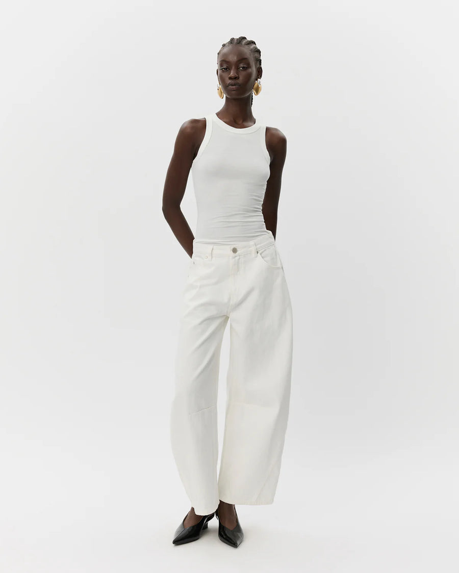 Sofie Schnoor Tomars barrel jean - white