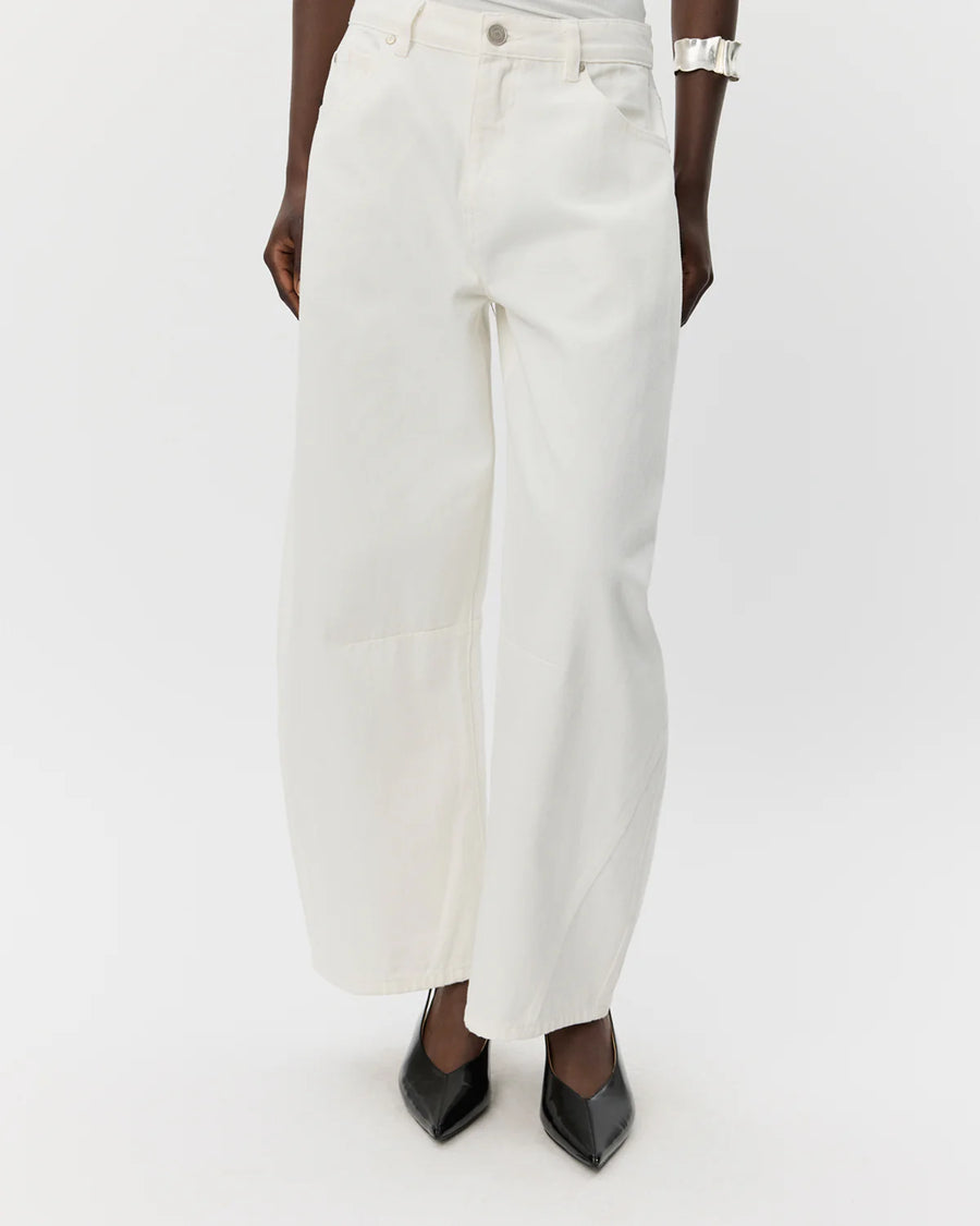 Sofie Schnoor Tomars barrel jean - white
