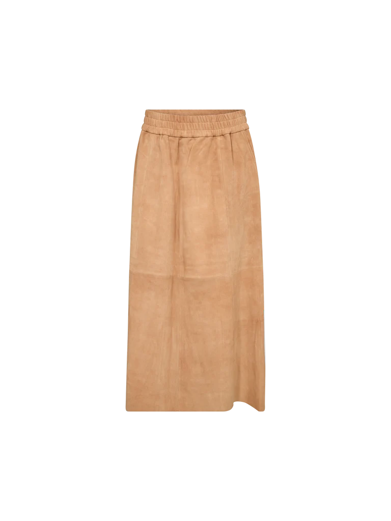Mos Mosh Deena suede skirt - tan
