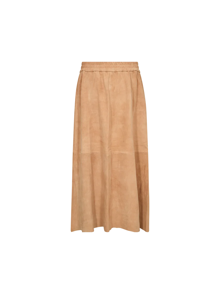 Mos Mosh Deena suede skirt - tan