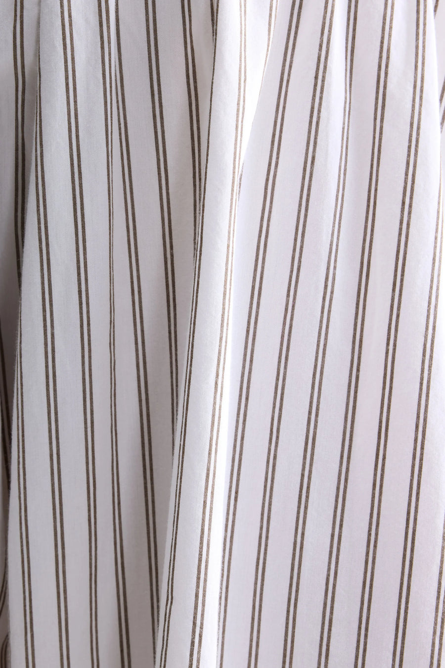 Bellerose Cinley skirt - white / khaki stripe