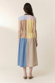 Leon + Harper Ritchie Patch short sleeved dress