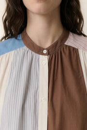 Leon + Harper Ritchie Patch short sleeved dress