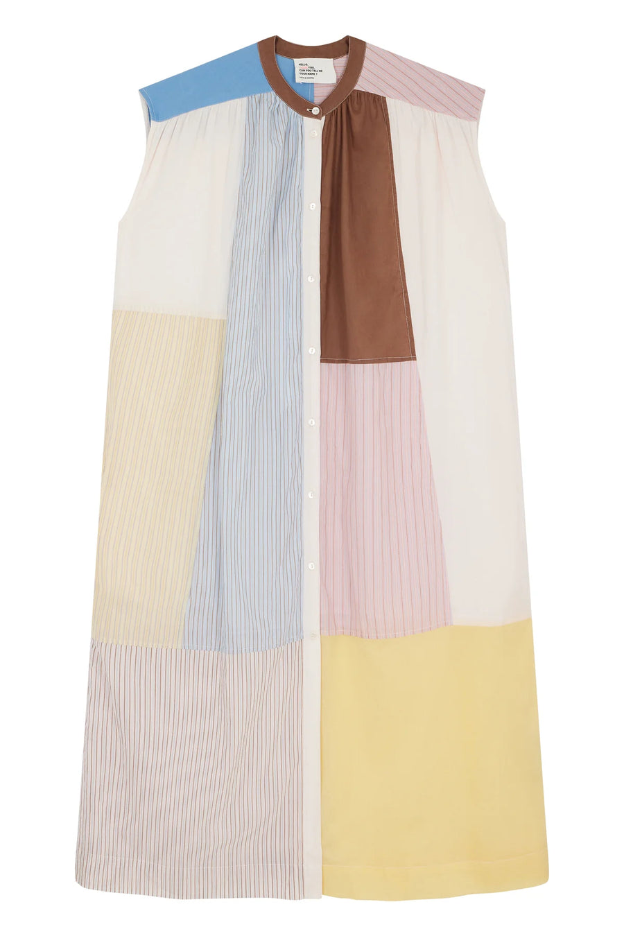 Leon + Harper Ritchie Patch short sleeved dress