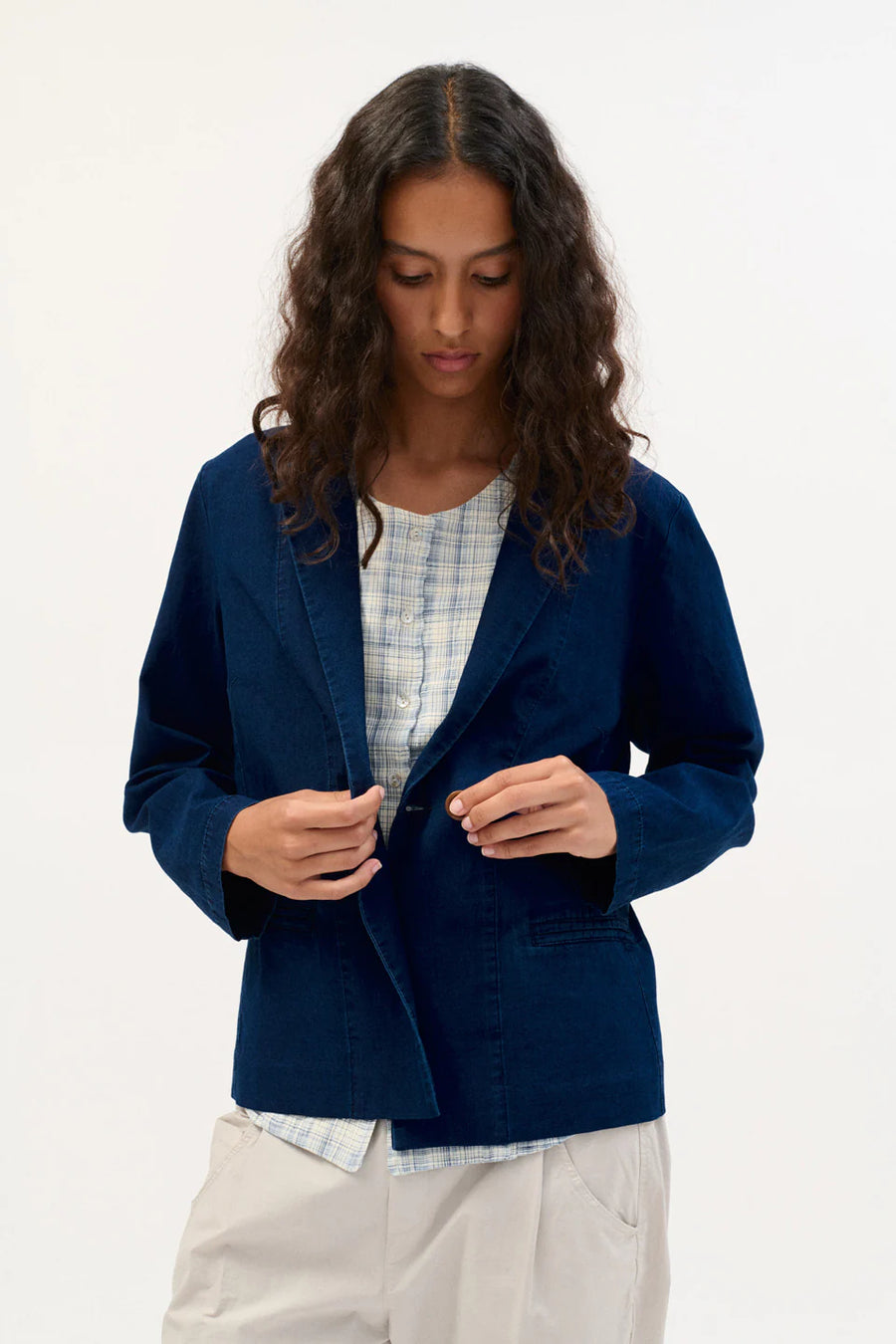 Beatriz Furest Helm denim blazer