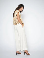 Mos Mosh Bantry Stalom cropped trouser - ecru