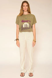 MKT Studio Piron striped trouser - natural