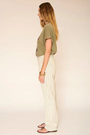 MKT Studio Piron striped trouser - natural