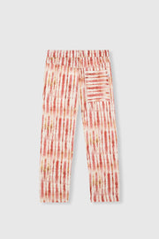 Beatriz Furest Persia printed trouser - ecru / red