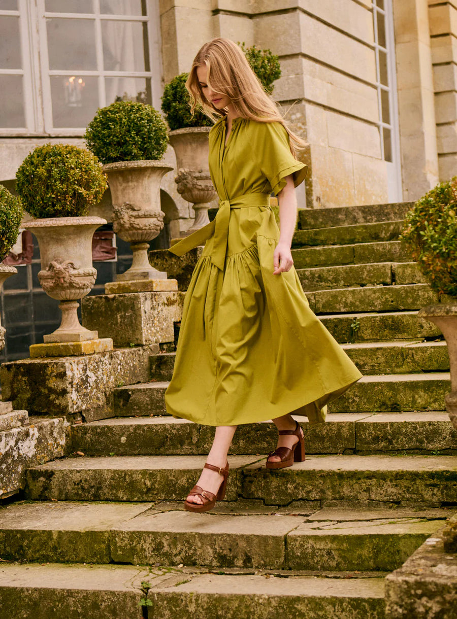 Petite Mendigote Charlie dress - pistachio