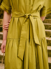 Petite Mendigote Charlie dress - pistachio