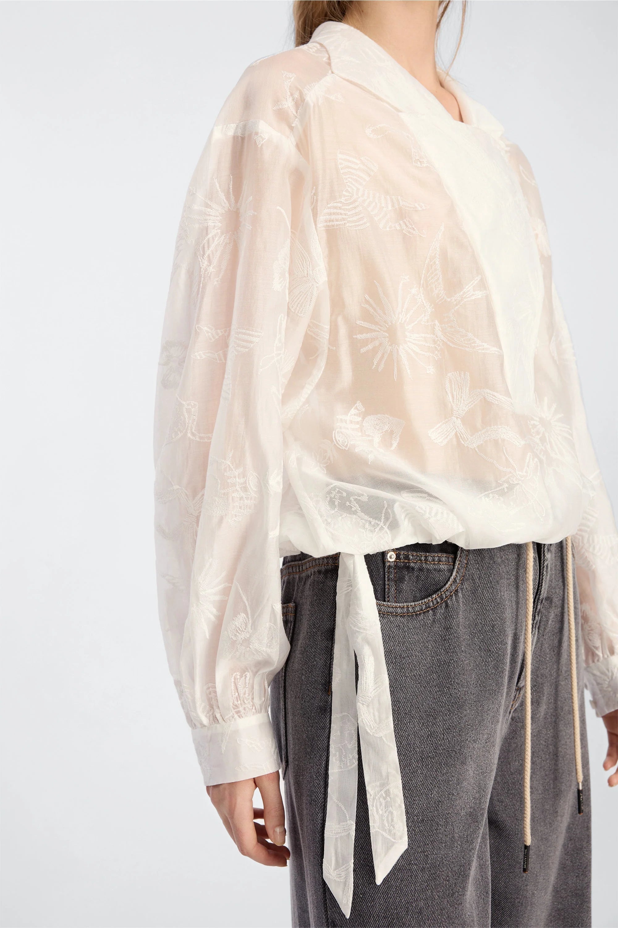 Munthe Belicia top - white