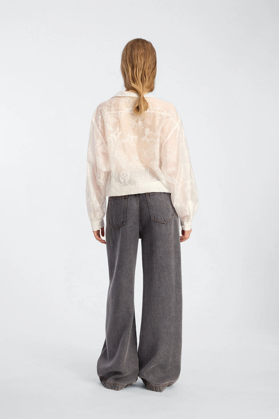 Munthe Belicia top - white