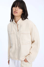 Munthe Tuxa oversized top - ecru