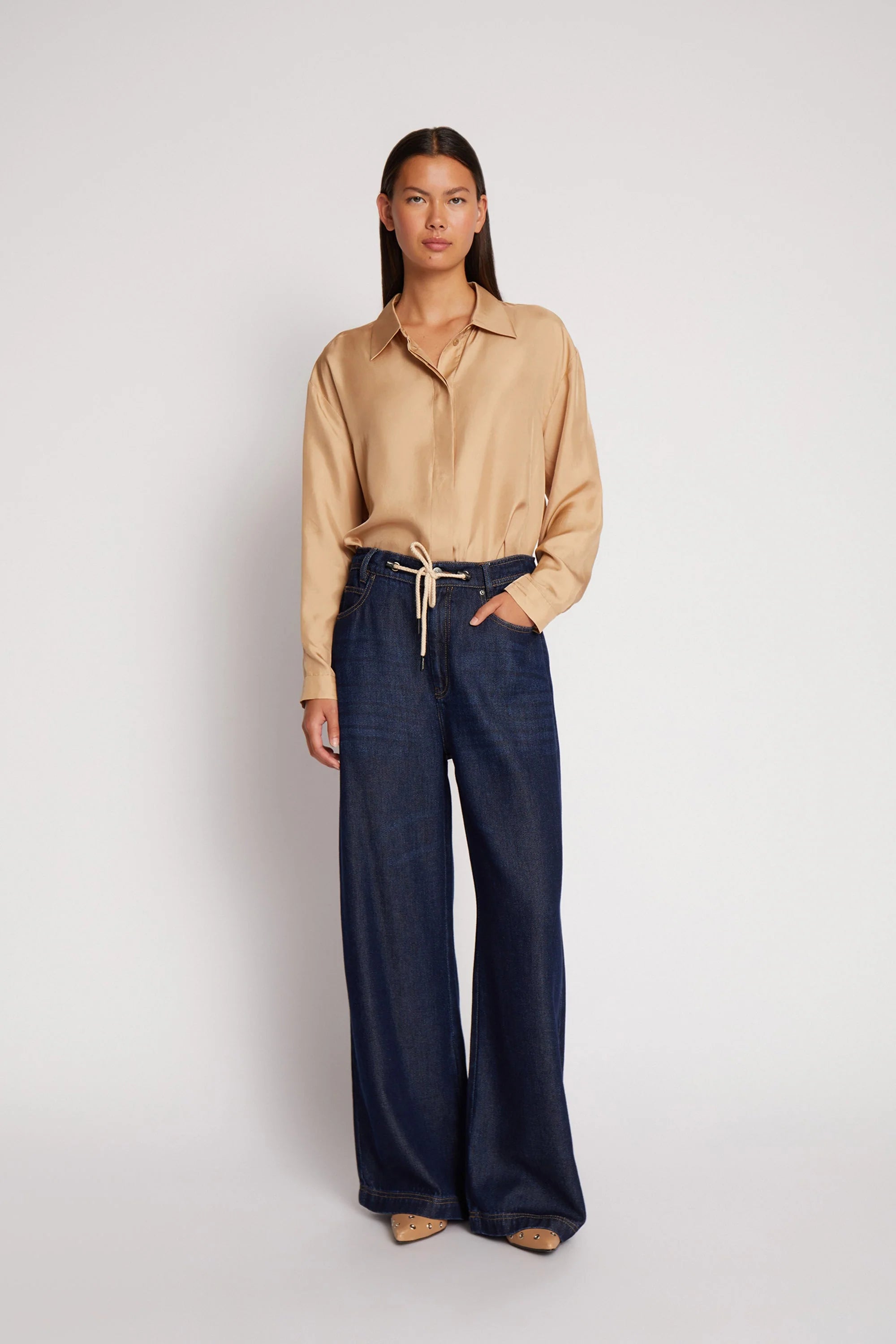 Munthe Obey jean - indigo dark wash