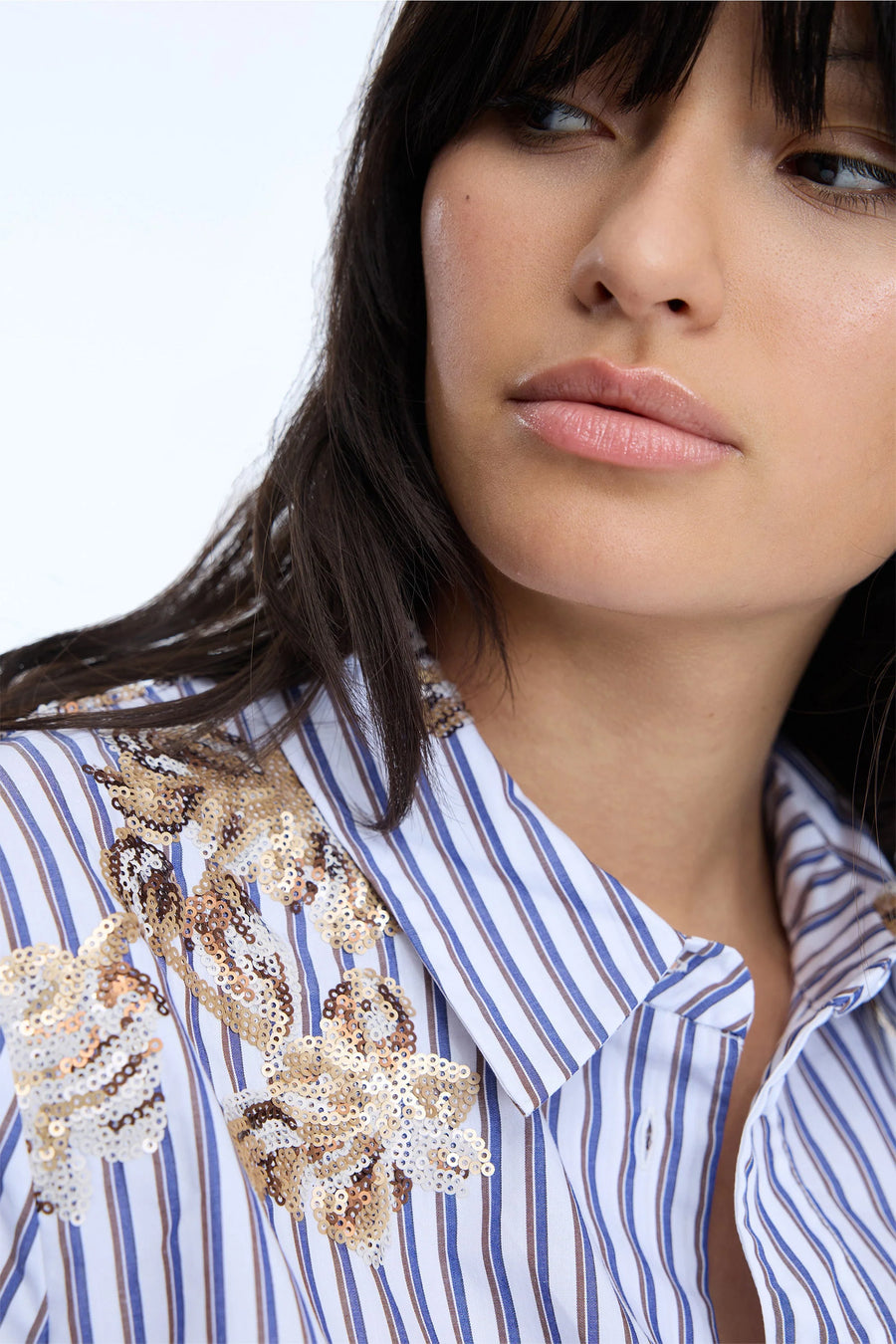 Munthe Nuriana striped embellished shirt