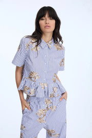 Munthe Nuriana striped embellished shirt