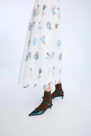 Munthe Nova printed dress - white