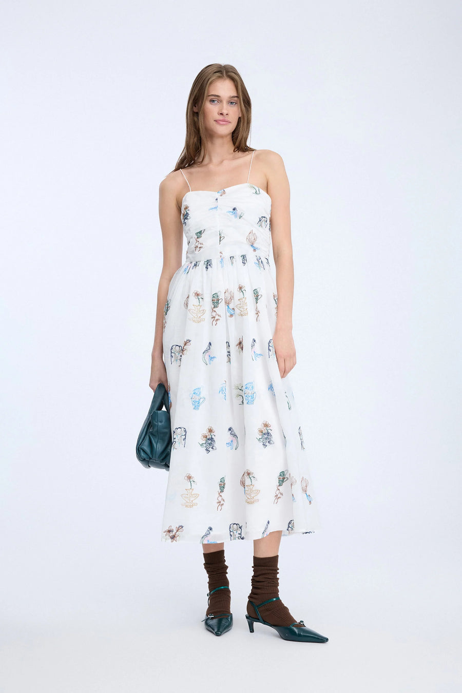 Munthe Nova printed dress - white