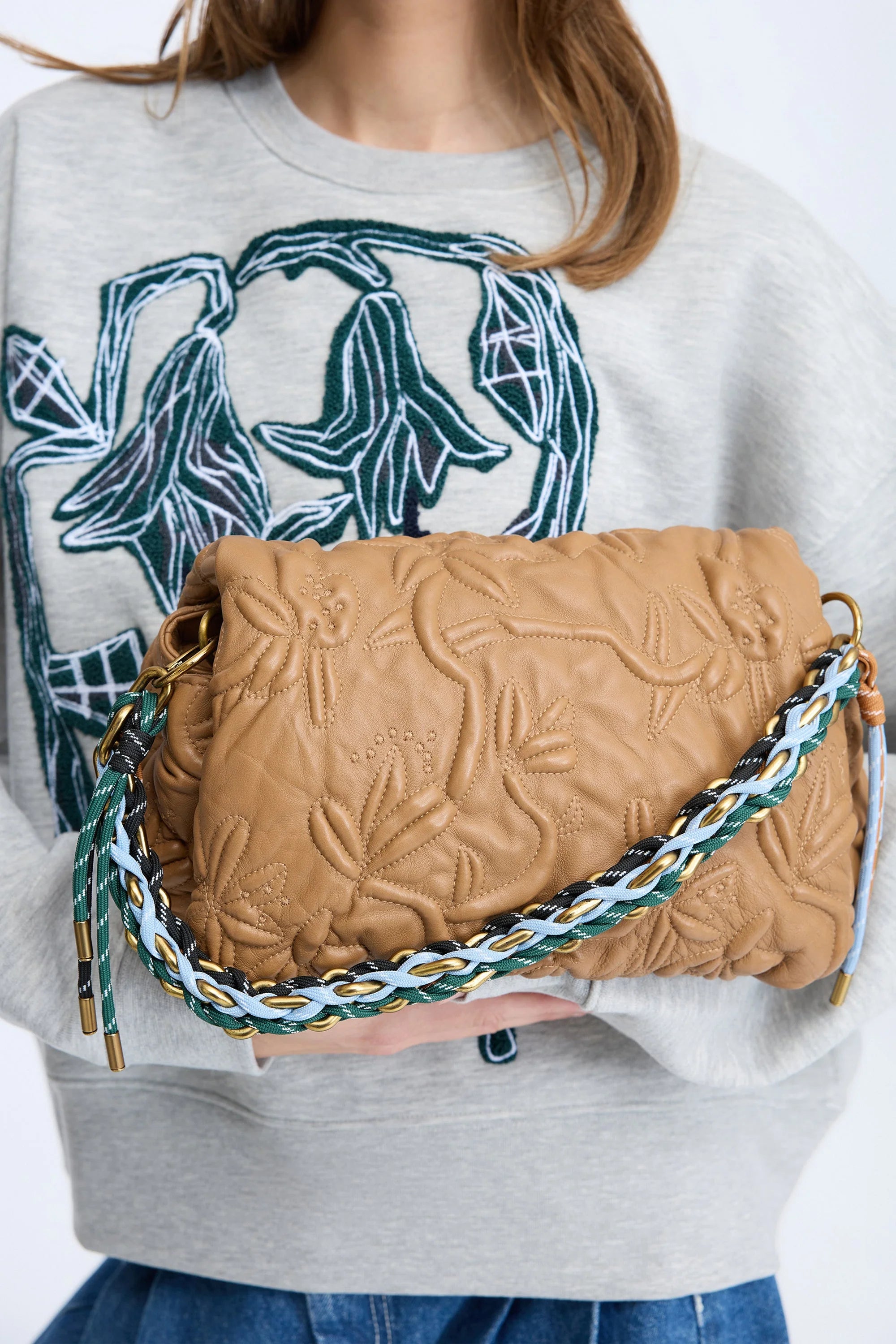 Munthe Nadia braided strap for a handbag