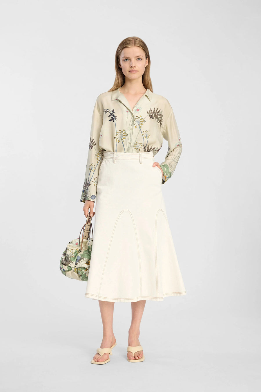 Munthe Braylin skirt - off white