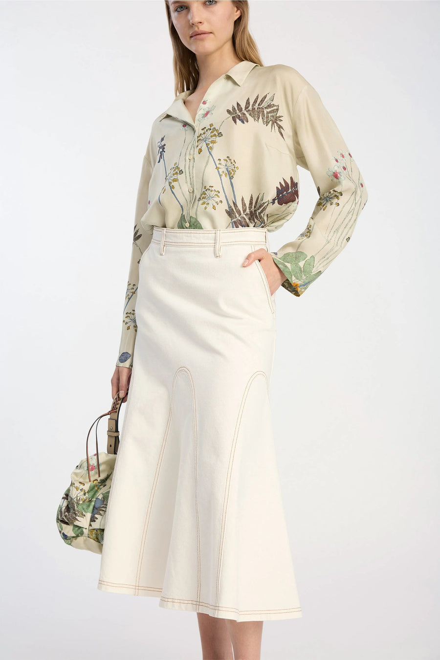 Munthe Braylin skirt - off white