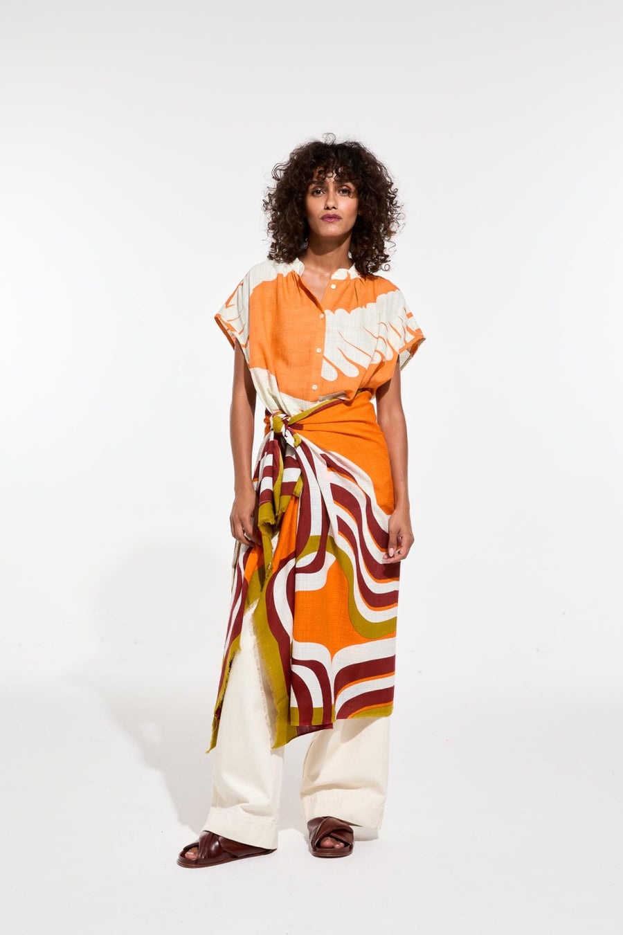 Mapoesie Adele Palma top - orange (one size)
