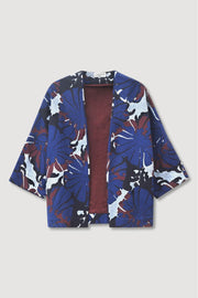 Mapoesie Ada pavot printed jacket - blue