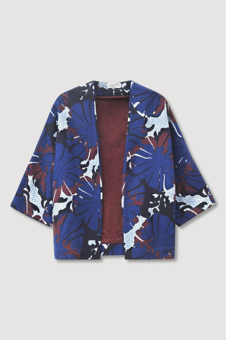 Mapoesie Ada pavot printed jacket - blue