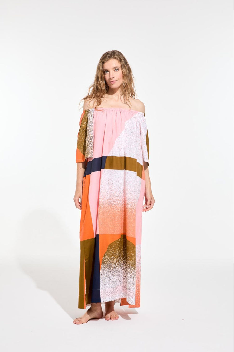 Mapoesie Paloa sunrise dress - blush