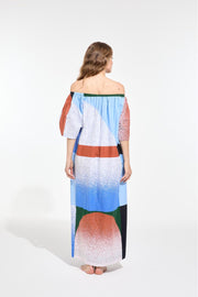 Mapoesie Paloa sunrise dress - blue