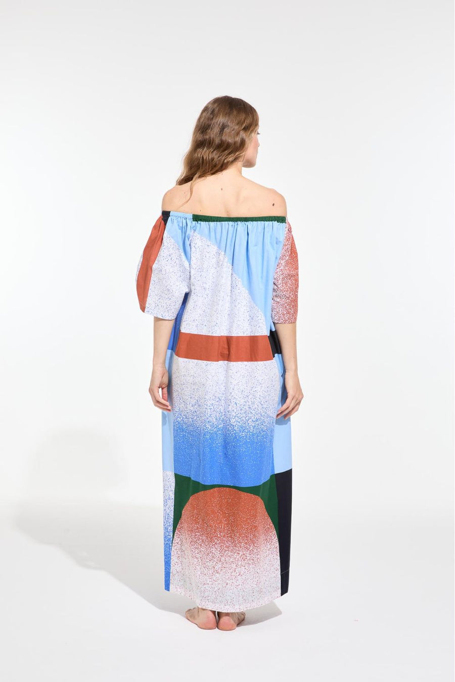 Mapoesie Paloa sunrise dress - blue
