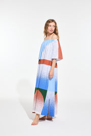 Mapoesie Paloa sunrise dress - blue