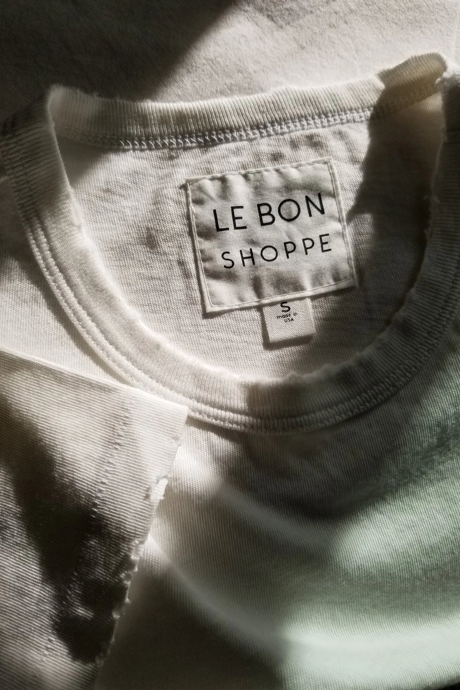 Le Bon Shoppe Vintage Boy Tee - white