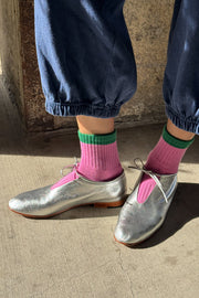Le Bon Shoppe colour block girlfriend sock