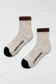 Le Bon Shoppe colour block girlfriend sock