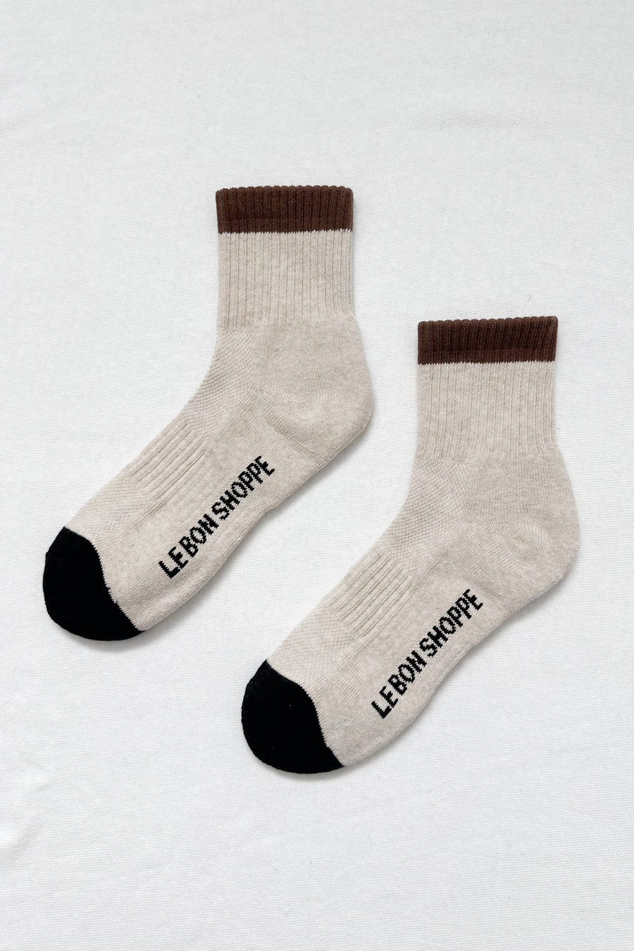 Le Bon Shoppe colour block girlfriend sock