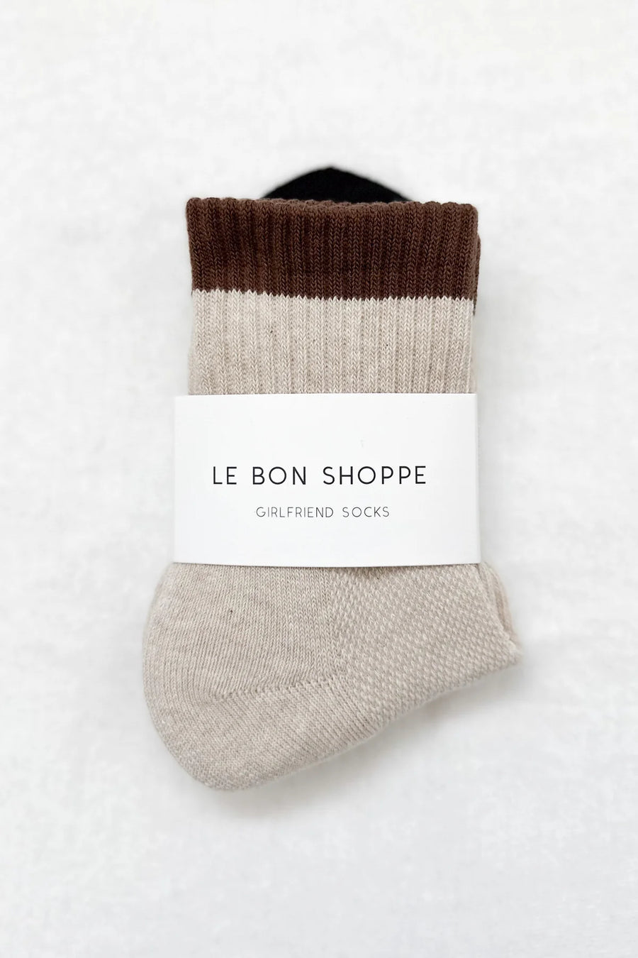 Le Bon Shoppe colour block girlfriend sock