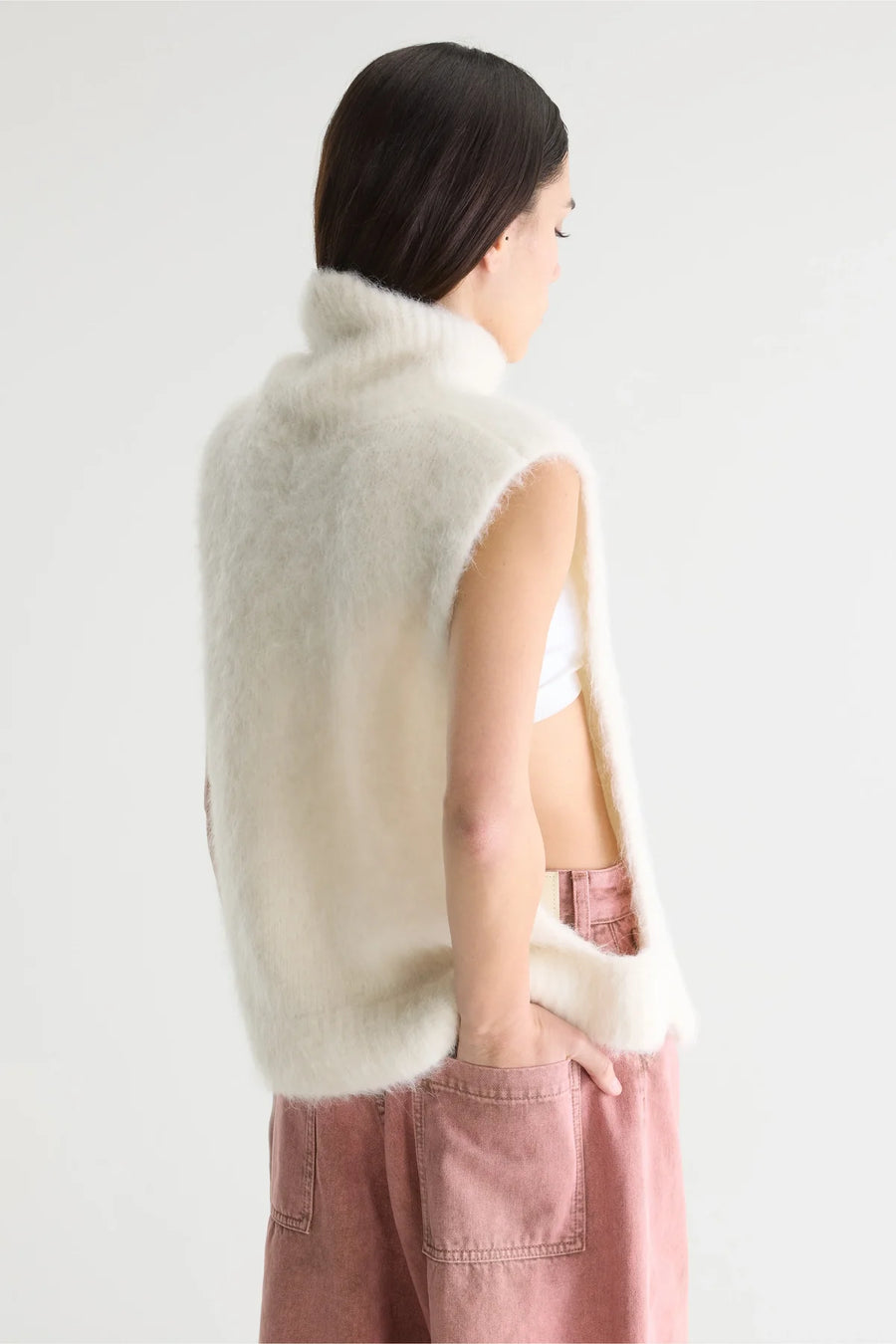 Bellerose Daren sleeveless knit - natural (one size)
