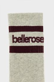 Bellerose Vanmo socks - grey / Bordeaux