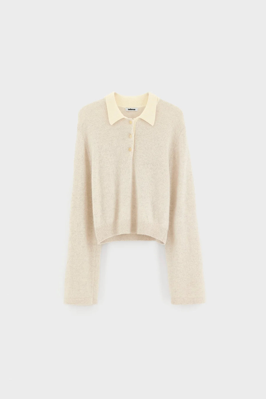 Bellerose Dusto polo jumper - oyster
