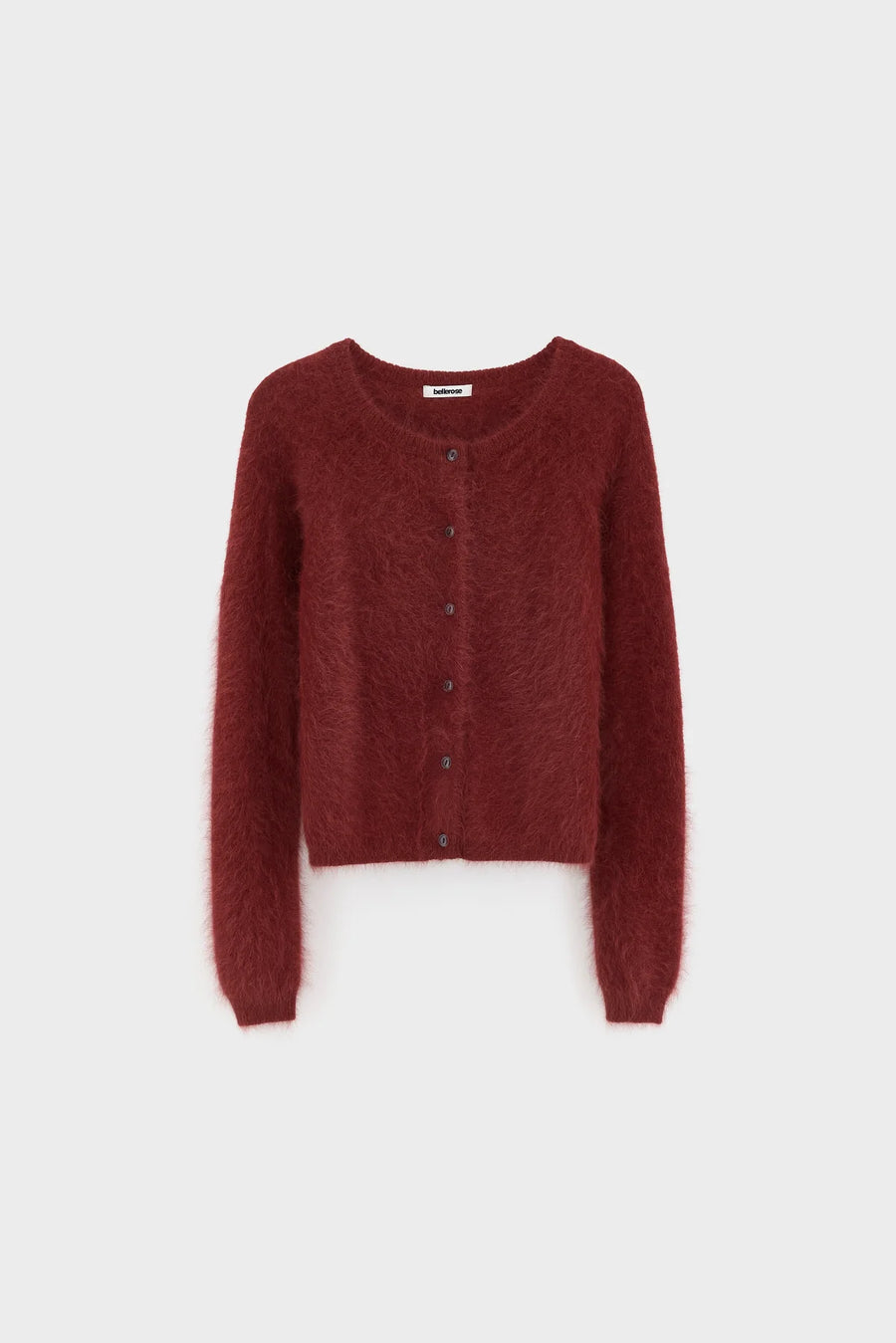 Bellerose Datair crewneck cardigan - burgundy