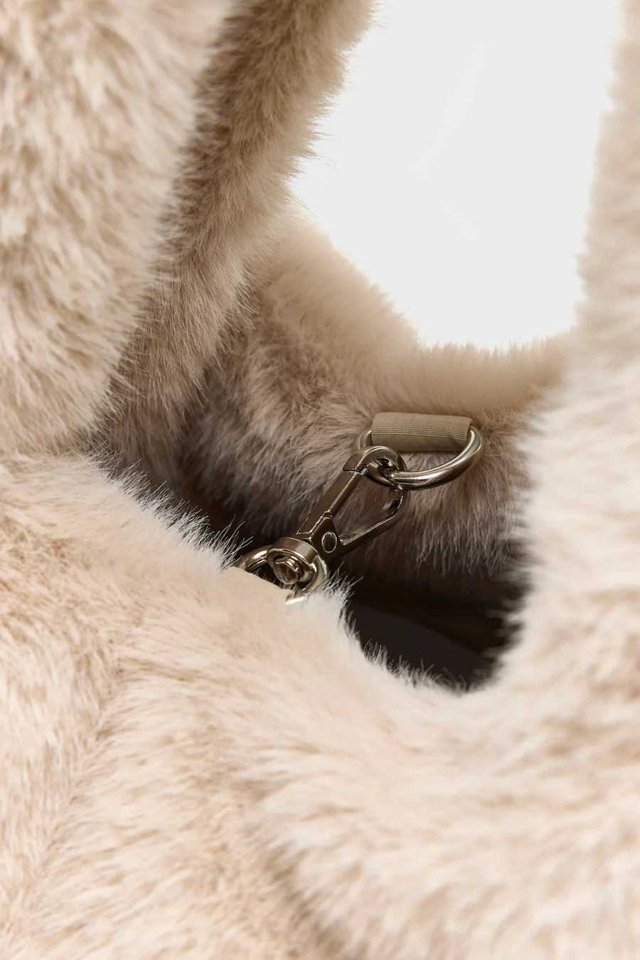 Bellerose Helga Faux fur bag - stone