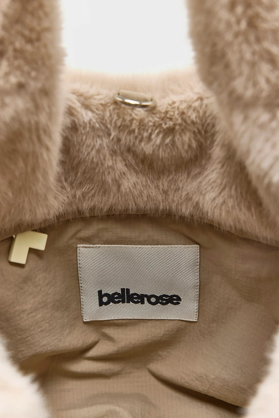 Bellerose Helga Faux fur bag - stone