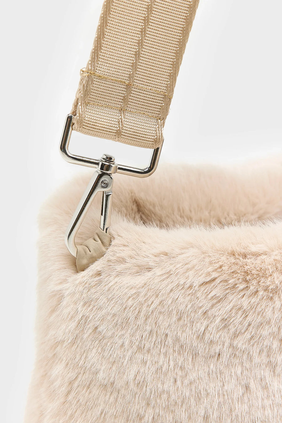 Bellerose Helga Faux fur bag - stone