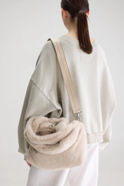 Bellerose Helga Faux fur bag - stone